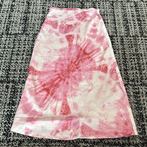 Lioness Pink Tie-Dye Skirt